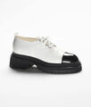 Ботинки Chanel женский кожа белый 125851-2