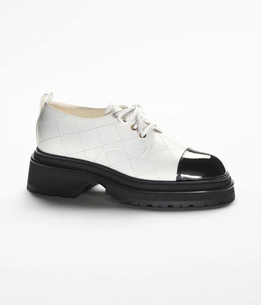 Ботинки Chanel женский кожа белый 125851-2