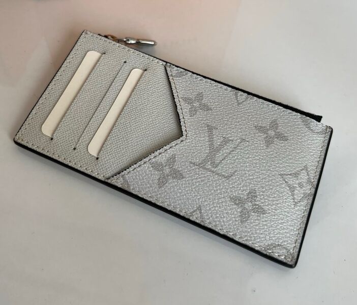 Визитница Louis Vuitton мужской кожа графитовый 149877
