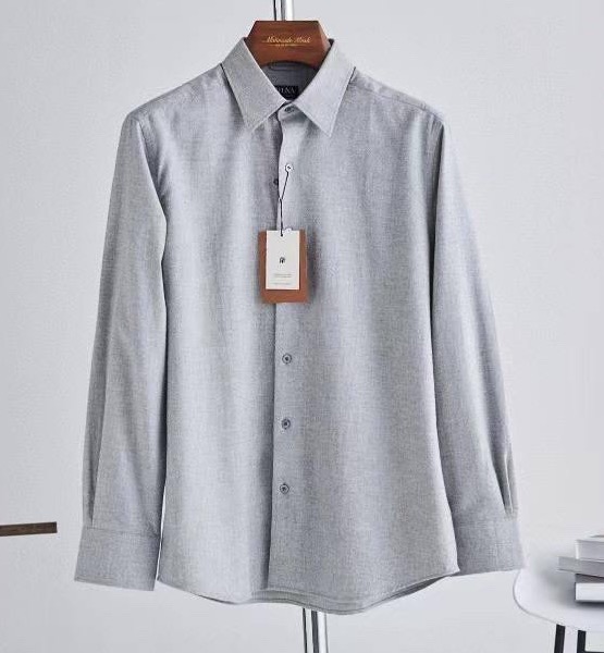 Мужская рубашка Zegna мужской графитовый 133347