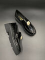 Лоферы Chanel женский кожа черный 135506-2