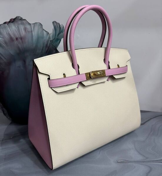 Сумка Hermès Birkin 30 женский кожа розовый 150966