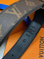 Женский ремень Louis Vuitton женский кожа черный 139064-6