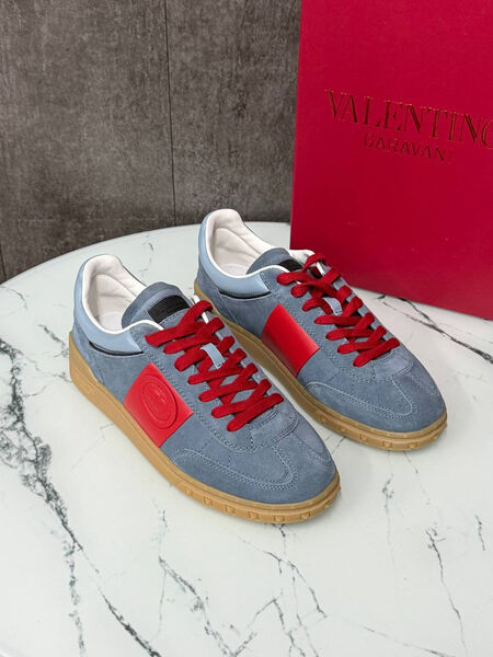 Мужские кеды Valentino мужской замша графитовый 190426-2