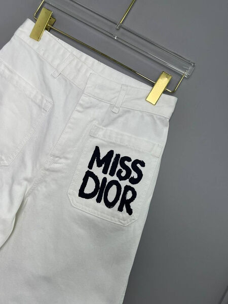 Брюки Christian Dior женский белый 159159-2