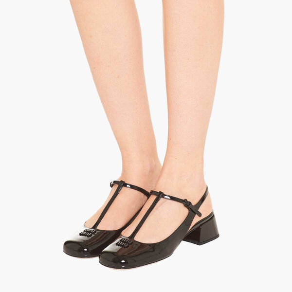 Туфли Miu Miu женский кожа черный 115019-5