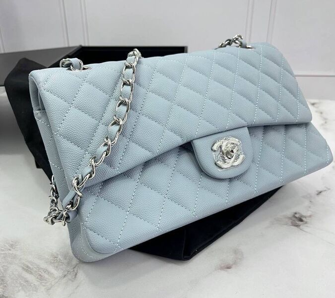 Сумка Chanel 2.55 женский кожа бирюзовый 147612