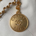 Сумка Chanel 22 женский кожа белый 126351-3