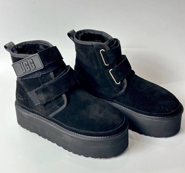 Угги Ugg женский замша черный 129862