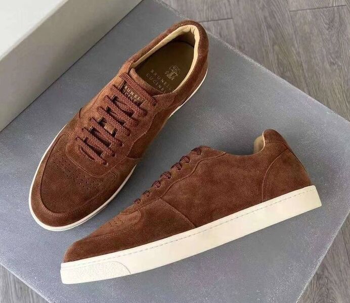 Мужские кеды Brunello Cucinelli мужской замша 145755