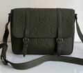 Мужская сумка мессенджер Gucci мужской кожа болотный 149869-1