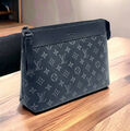 Мужской клатч Louis Vuitton мужской канва черный 150116-4