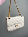 Сумка Chanel Vintage 28 женский кожа белый 134272-2