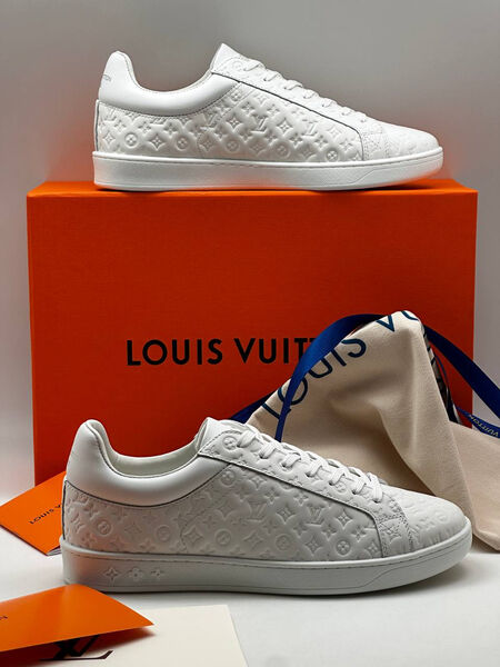 Мужские кеды Louis Vuitton мужской кожа белый 151895-5
