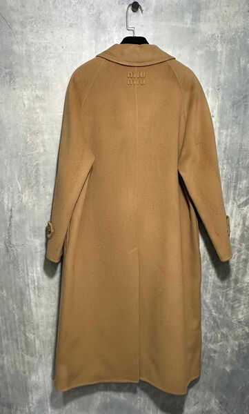 Пальто Miu Miu женский бежевый 126264-3