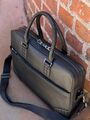 Мужской портфель Bottega Veneta мужской кожа черный 52032-2