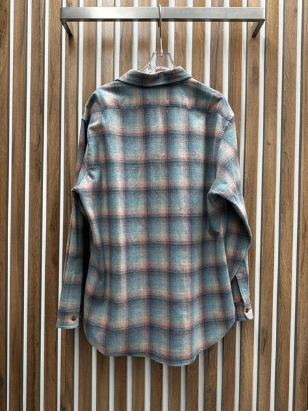 Рубашка Maison Margiela женский бирюзовый 127942-5