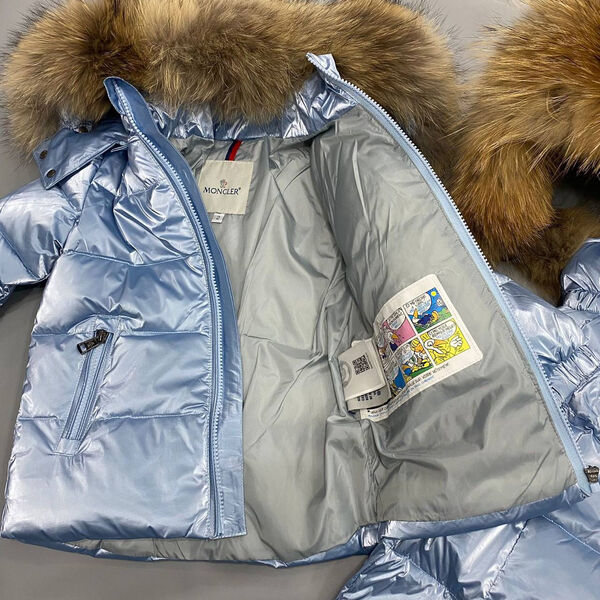 Детский комплект Moncler бирюзовый 165994-3