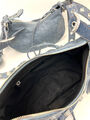 Сумка Balenciaga женский джинса бирюзовый 143031-6