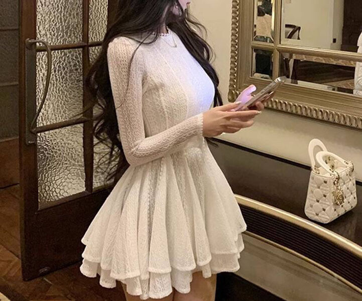 Платье Alaïa женский белый 191137-3
