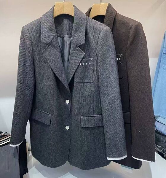 Пиджак Maison Margiela женский графитовый 201396