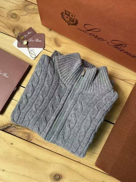 Мужской свитер Loro Piana мужской кашемир серый d0632142-1-6