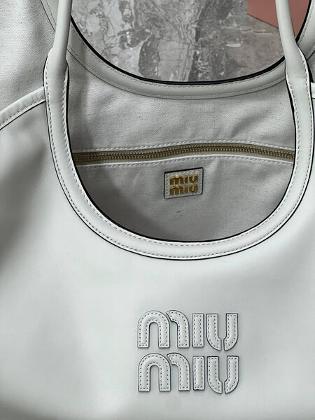 Сумка Miu Miu женский кожа белый 131379-3
