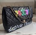 Сумка Chanel женский кожа черный 200868-1
