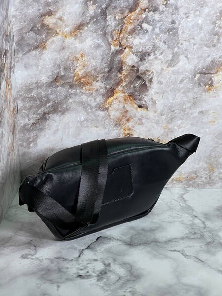 Мужская сумка слинг Prada мужской кожа черный 111134-3