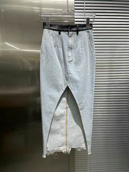Юбка Alexander Wang женский джинса бирюзовый 106141-3