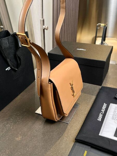 Cумка Saint Laurent женский кожа коричневый i7194705-1-4