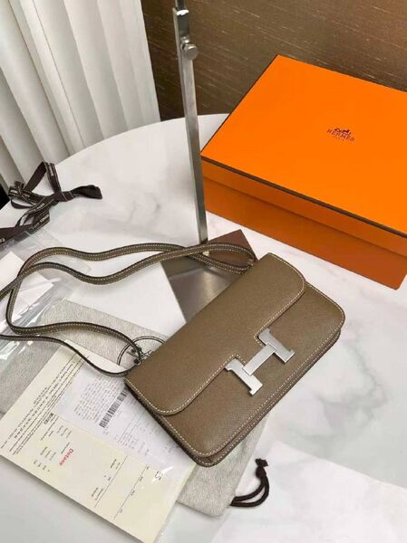 Сумка Hermès женский кожа бежевый z0634887-1-3