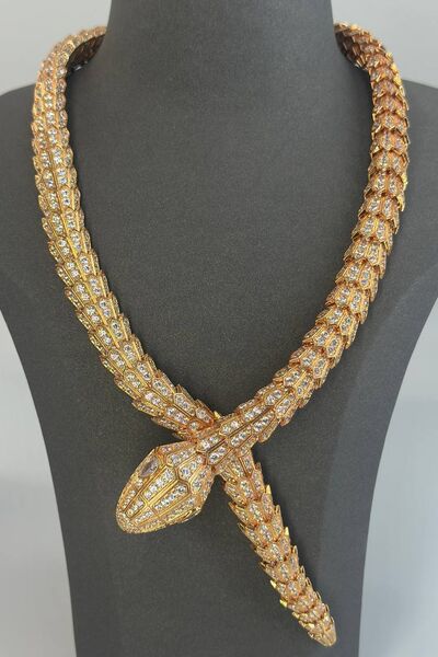 Колье Bvlgari Serpenti женский золото n9355879-1-2
