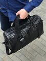 Дорожная сумка Bottega Veneta мужской кожа черный 19105-5