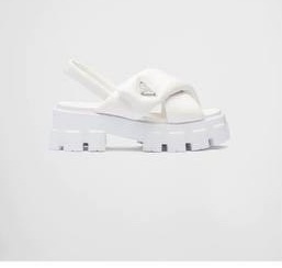 Сандалии Prada женский кожа белый 109998-5
