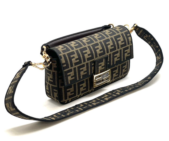 Сумка Fendi Baguette женский текстиль 97626-9