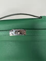 Сумка Hermèskelly 20 Pochette женский кожа болотный 138054-4