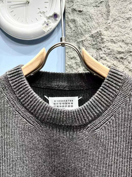 Мужской свитер Maison Margiela мужской вязаная ткань графитовый 171478-5