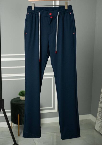 Мужские брюки Kiton мужской синий 179053