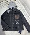Куртка джинсовка Louis Vuitton женский джинса графитовый 156936