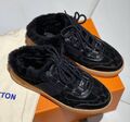 Сникеры Louis Vuitton женский замша черный 130361-1
