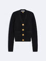 Кардиган Schiaparelli женский вязаная ткань черный 197859-2