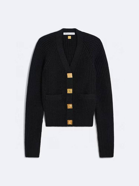 Кардиган Schiaparelli женский вязаная ткань черный 197859-2