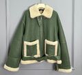 Дубленка Acne Studios женский кожа epi темно-зеленый 97534