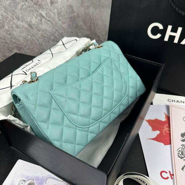 Сумка Chanel 2.55 женский кожа бирюзовый 138723-2