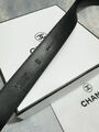 Женский ремень Chanel женский кожа черный 139076-4