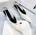 Туфли Jacquemus женский кожа белый 186206-1