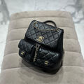 Рюкзак Chanel женский кожа черный 118822-5