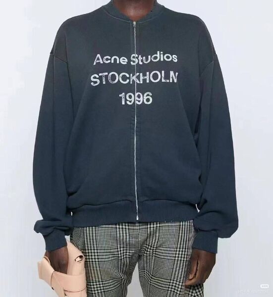 Свитшот на молнии Acne Studios мужской синий t5238135-1-2