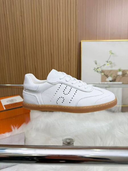 Женские кроссовки Hermes женский кожа белый e1982309-1-4